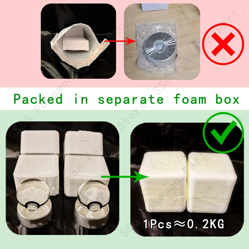 Pokemon Crystal Ball 3D Night Light - Pikachu LED Lamp with K9 Crystal Glass