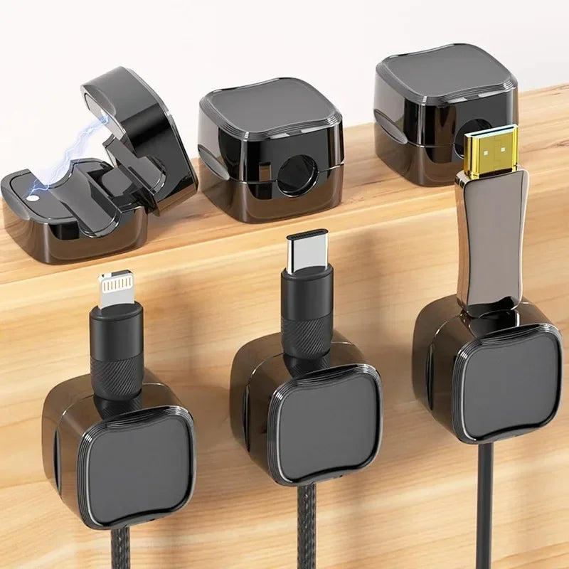 Magnetic cable organizer