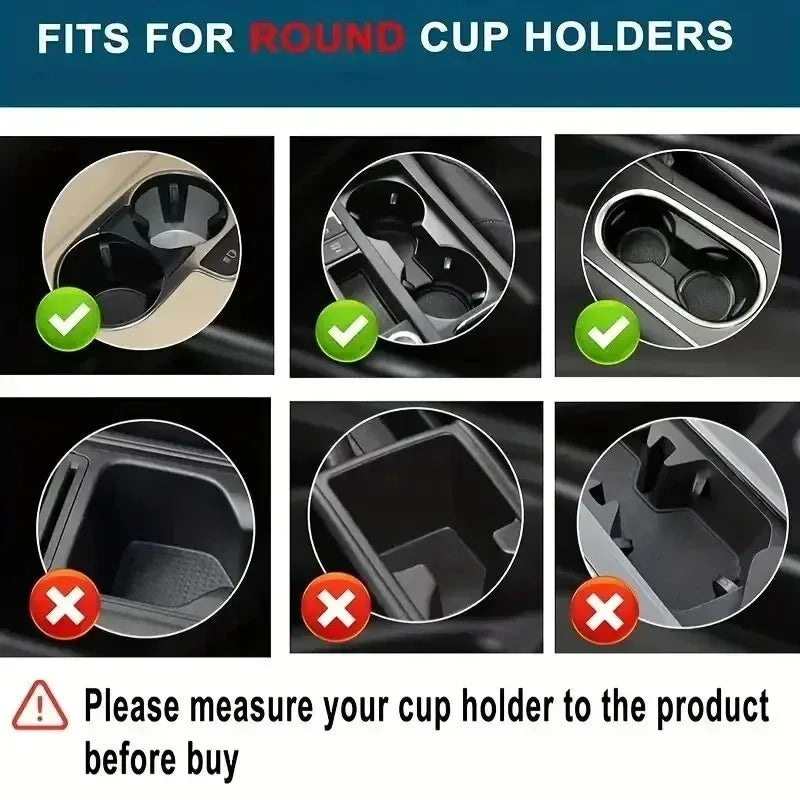 Car Cup Holder Expander For Car Adapter Adjustable Multifunctional Dual Cup Holder With Phone Holder Aromatherapy Organizer