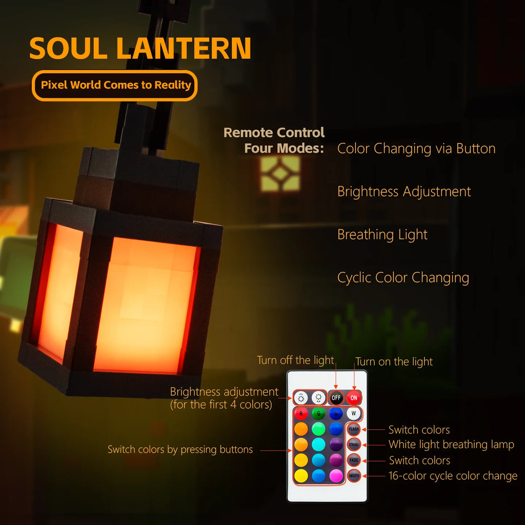 MineLamp™ – Minecraft-Inspired Pixel Lantern