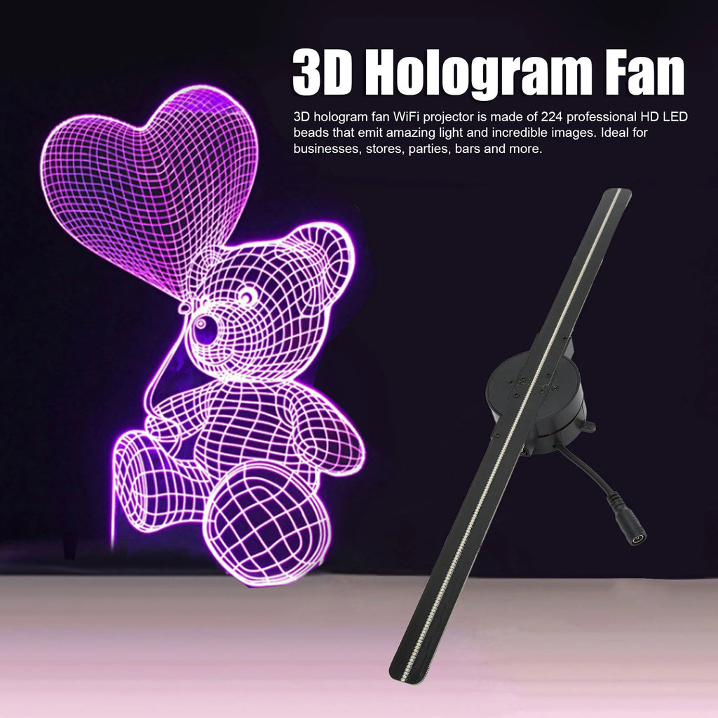 16.5” Hologram Fan – 3D Floating LED Display