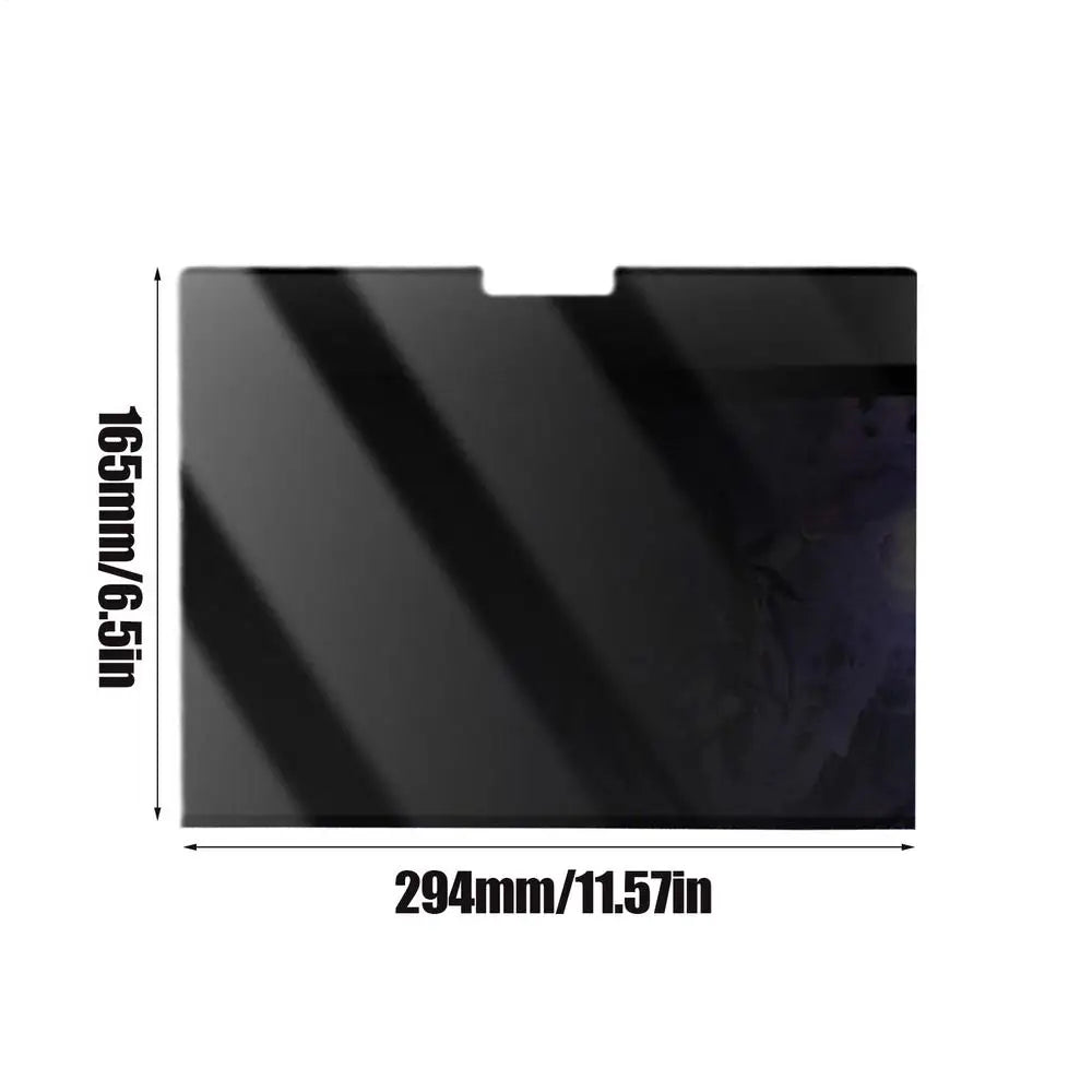 Magnetic laptop privacy screen