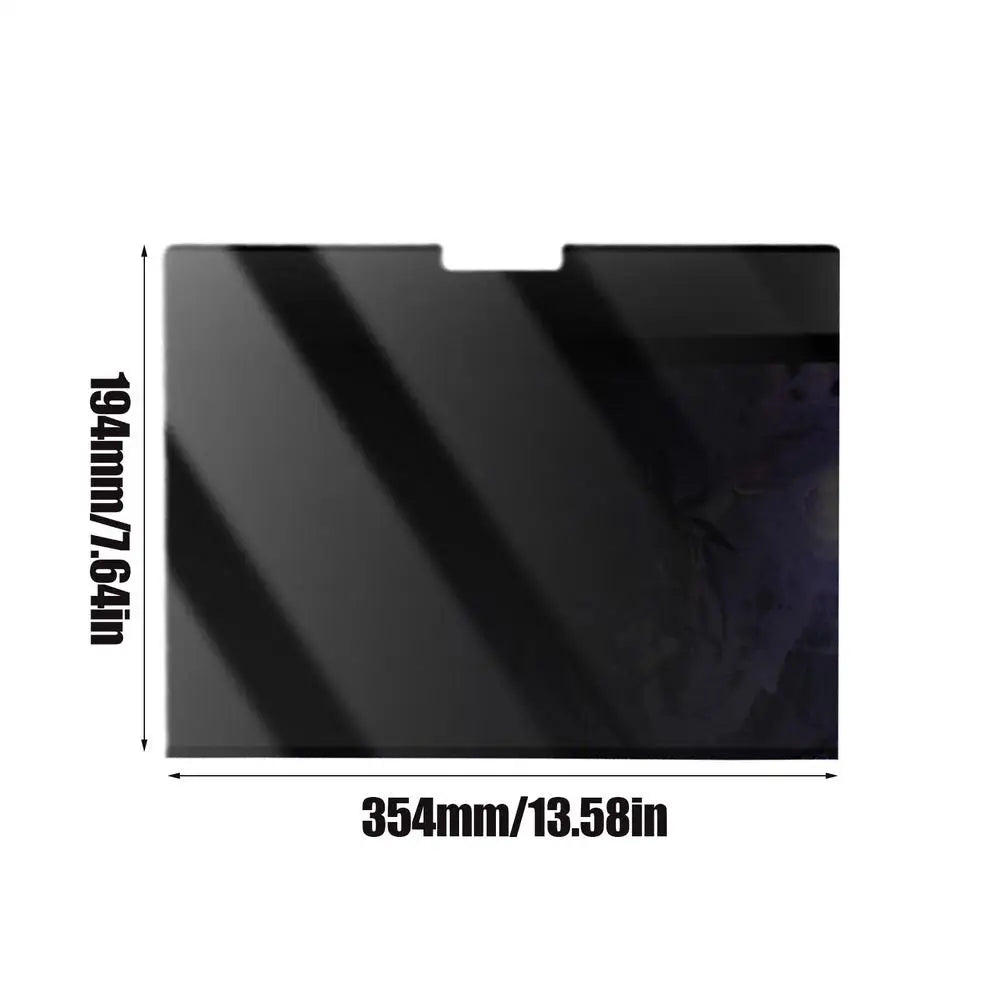 Magnetic laptop privacy screen