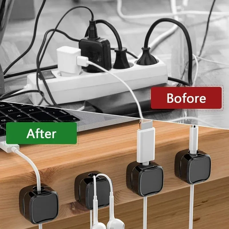 Magnetic cable organizer