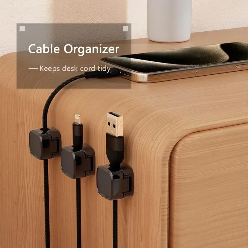 Magnetic cable organizer